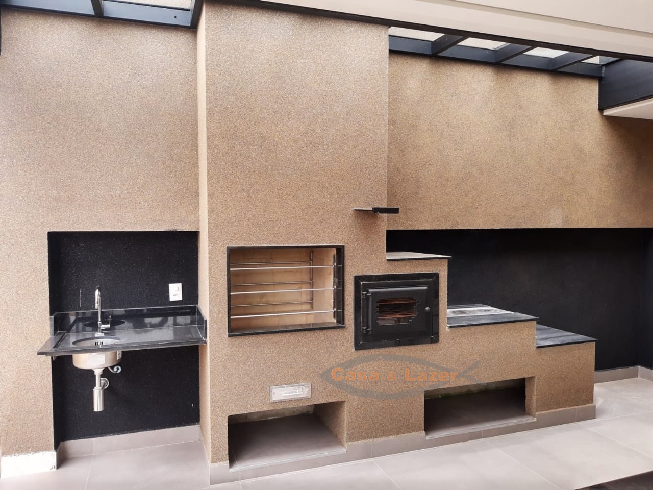 Kits Churrasqueira, fogão a lenha e forno de pizza em alvenaria